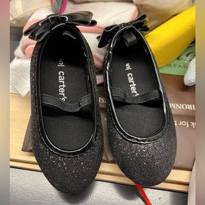 Carters black flats